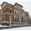 Villa Belussi, départ sous la neige (Italie)