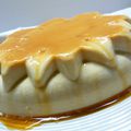 Flan à la pâte d'amande à la pomme (mazapán de manzana asada) sans cuisson au four