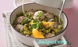 CURRY DE CABILLAUD AUX PETITS POIS. 