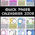 Quick pages calendriers 2008