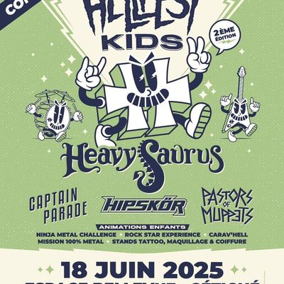 Captain Parade sélectionné au Hellfest Kids le 18 juin 2025, concert jeune public