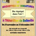 Expo de maquettes et miniatures à Belleville