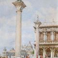 Gino de Colle (XIX-XXème siècles), «Place St Marc, Venise»
