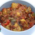 Ragoût de poulet aux aubergines