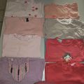 t-shirts manches longues 12 mois - 1€