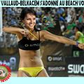 NAJAT VALLAUD-BELKACEM AUX JEUX OLYMPIQUES DANS UNE EQUIPE DE BEACH VOLLEY