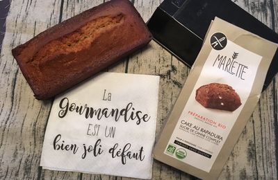 Test du Cake au rapadura de chez Marlette