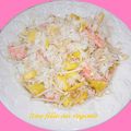 SALADE DE RIZ /CREVETTES /ANANAS/POUSSES DE SOJA (8 pp/personne)