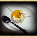 Menu du WE: Velouté de potiron chantilly noisettes, escalope de veau panée noix de coco, crème chocolat façon Danette