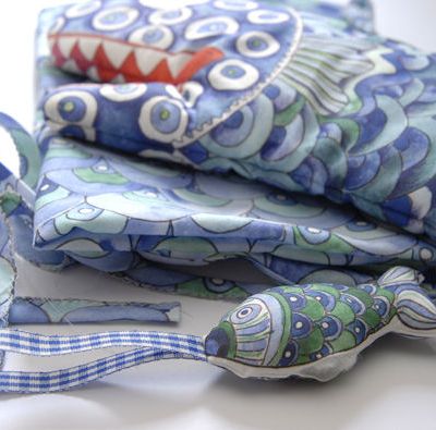 kit créatif tablier poisson