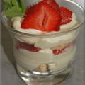 Fraises façon tiramisu (recette)