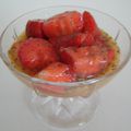 Fraises au basilic