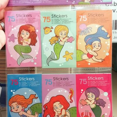 Avent sirenologique 2025 - 17 - petits livrets d'autocollants sirènes et faune sous-marine