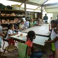 Visite de l'atelier de poterie