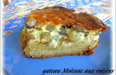 GATEAU MOISSAC AUX RAISINS 