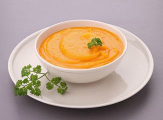 Une bonne soupe orange réchauffante