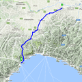 06 juin 2017: 5ème étape: de SAVONE à BRONI: 150 km, 1438 m de dénivelé, 7h05 sur le vélo