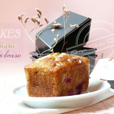 Petits Cakes Banane, Framboise & Eclat de Sucre