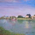 PEINTRE  DE LA MANCHE NORMANDIE IMPRESSIONISTES