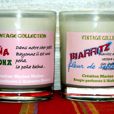 BOUGIES PARFUMEES COLLECTION VINTAGE 