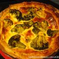 Quiche au saumon et aux brocolis