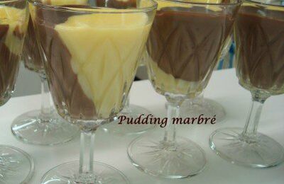 Pudding marbré