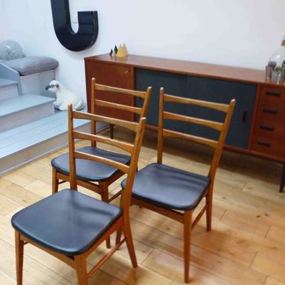 CHAISES SCANDINAVE x 3