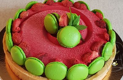 Tarte Entremets Fraise Pomme