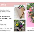 DERNIER COURS D'ART FLORAL DE LA SAISON : faites vous plaisir avec une brassée de fleurs !