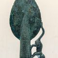 Bronze Spear with Leopard, Western Han Dynasty (202B.C.-8)