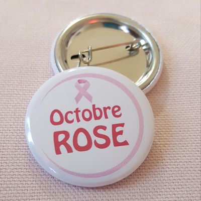 Badge "Octobre rose"