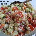 Faux taboulé aux légumes croquants