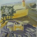 Etude de Provence - Aquarelle - 20 x 27 - 10/2014