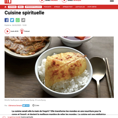 Cuisine spirituelle 