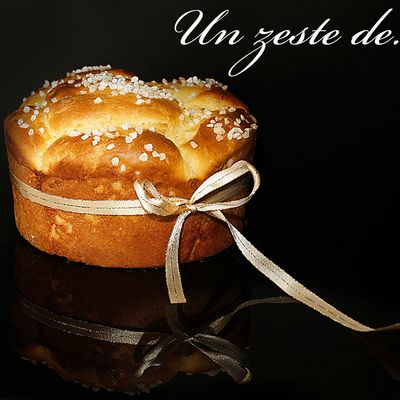 Un zeste de... gâteau praliné brioché