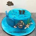 gâteau plongée sous marine