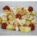 Salade courgette tomates 