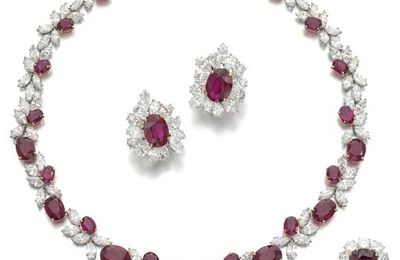 Ruby and diamond parure, Sabbadini