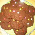 Cookies choco/pralin/smarties