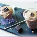 Mousse au chocolat aux pépites caramélisées