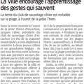 Apprentissage des gestes qui sauvent