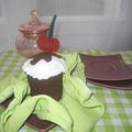 my cupcake choco griotte !