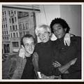 De gauche à droite : Keith Haring, Andy Warhol, Jean Michel Basquiat