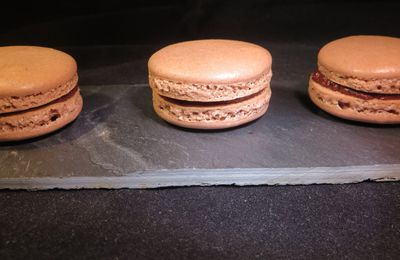 Macarons au chocolat