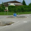 Rond-point à Sauverny