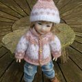 Petit pull-gilet jacquard pour mini Sarah