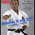 STAGES : Nancy, 30 avril 2017, sous la direction de Eiji KAWANISHI (8°Dan) (FFKDA)