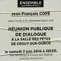 La réunion de JF. Copé à Crouy-sur-Ourcq le 2 juin 2012