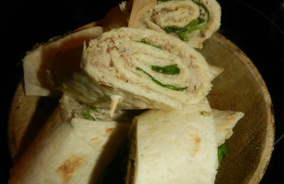 wraps aux rillettes de sardines