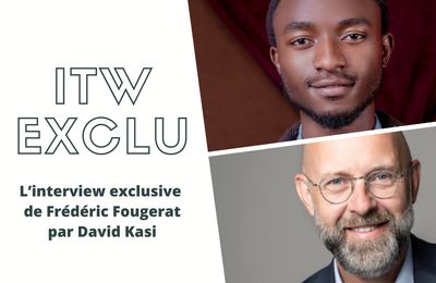 Frédéric Fougerat et le journaliste David Kasi